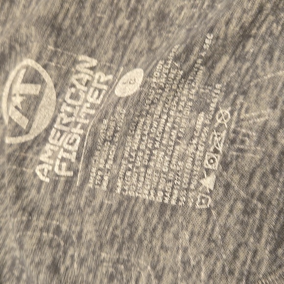 American Fighter Cream and Gray Graphic Tees - Picture 3 of 7